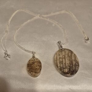 Snake Skin Pendant Couples Necklaces